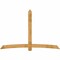 Ekena Millwork Bellingham Rough Sawn Timber Gable Bracket, Western Red Cedar, 108"W x 72"H x 6"D x 6"F, 16/12 Pitch GBW108X72X0606BEL00RWR - alternate 1
